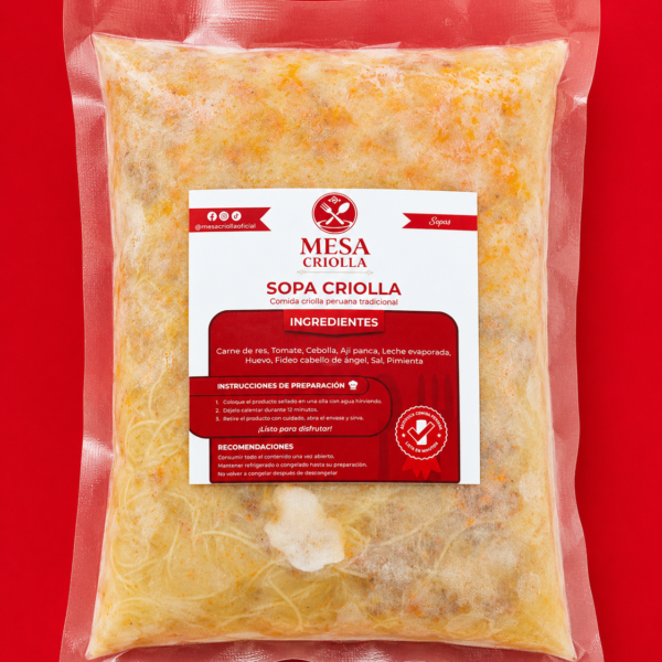 Sopa criolla