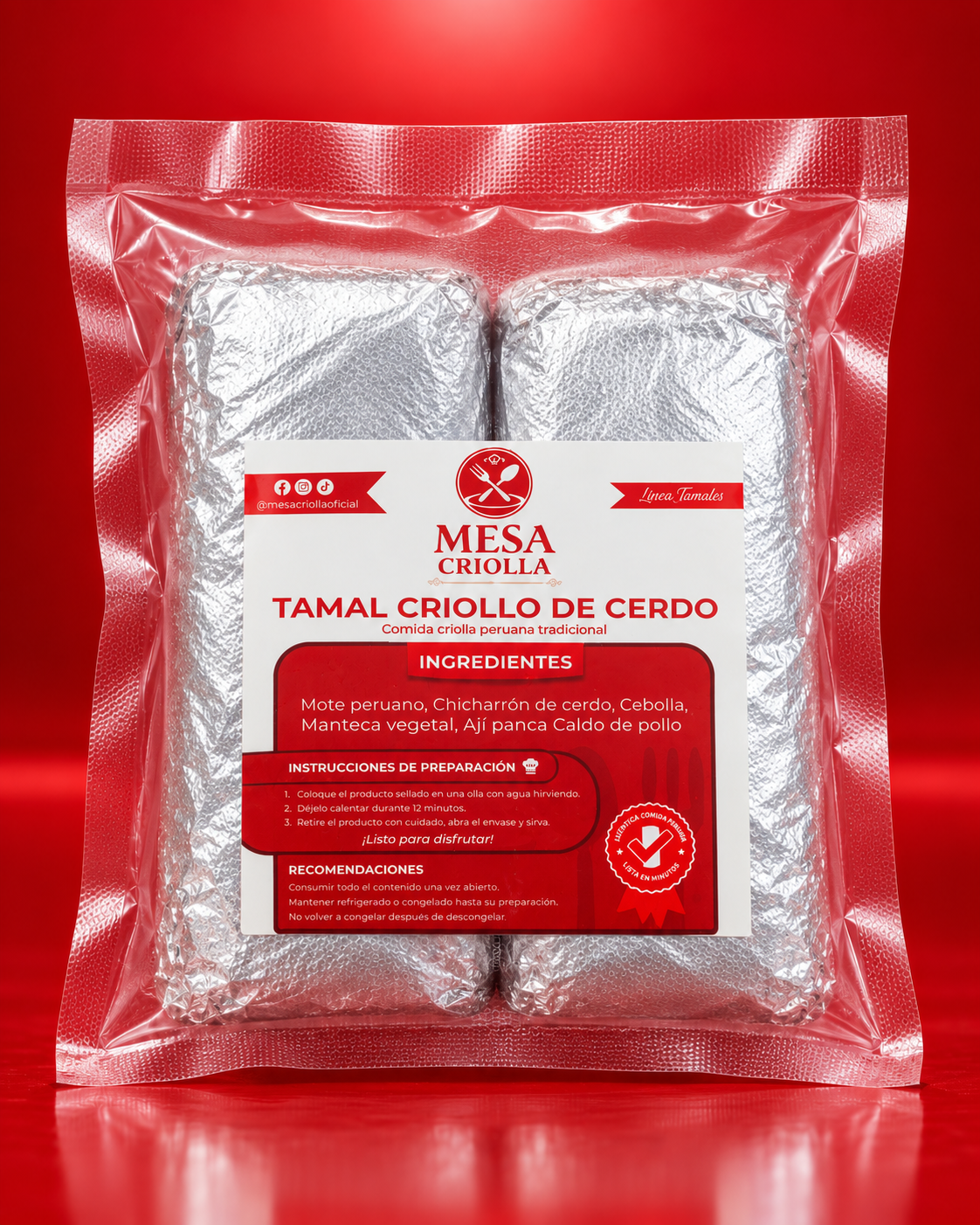 tamalcerdo1 Tamal Criollo Cerdo - Imagen 1
