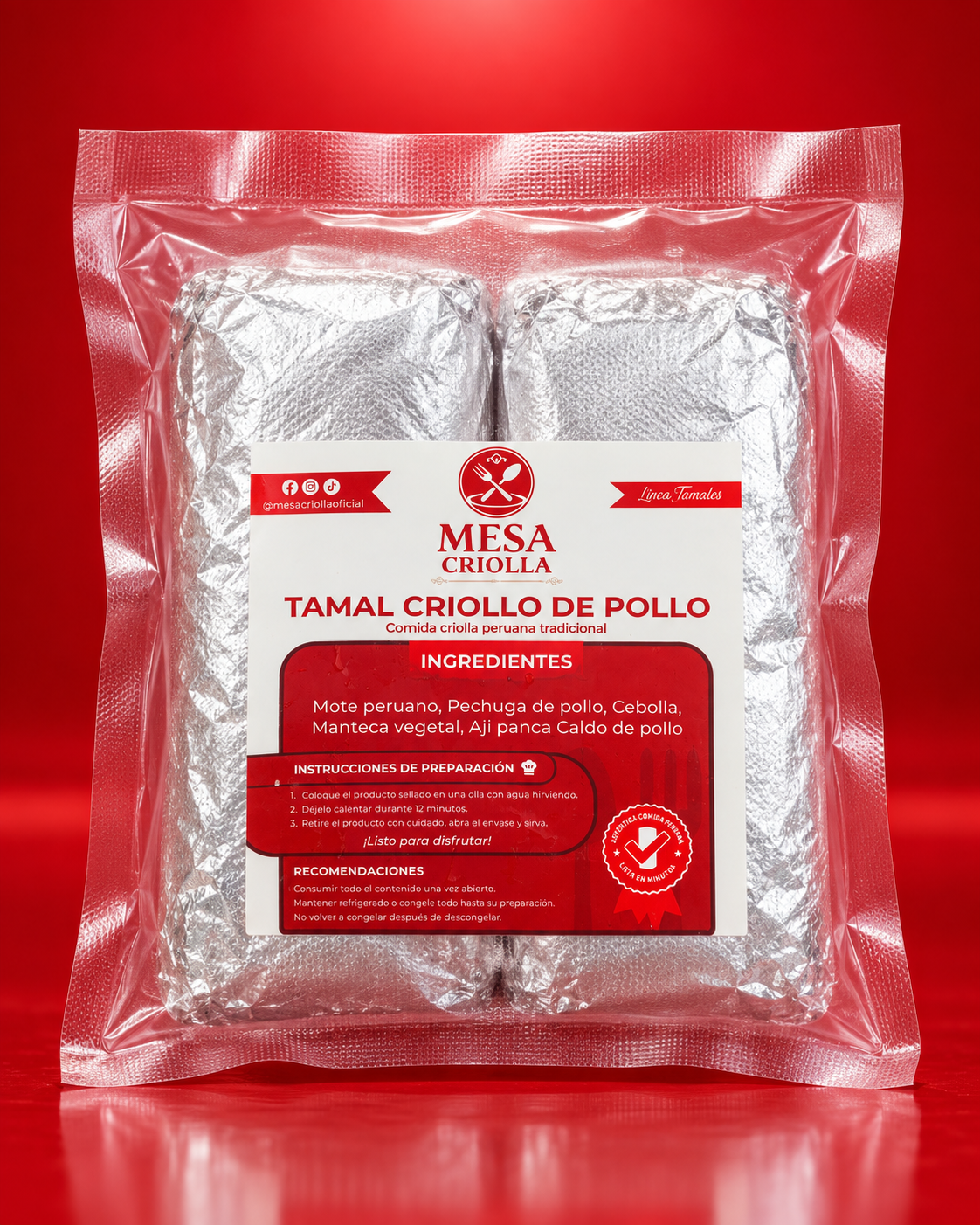 tamalpollo1 Tamal Criollo Pollo - Imagen 1